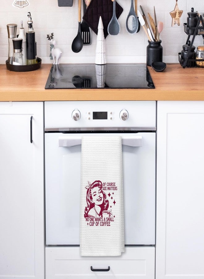 PIUD Funny Coffee Kitchen Towels, Retro Housewife Dish Tea Towels for Kitchen, Coffee Lover Gifts, Humorous Sarcastic Gifts for Hostess, Funny Kitchen Decor, 16x24 Inch - Image 5